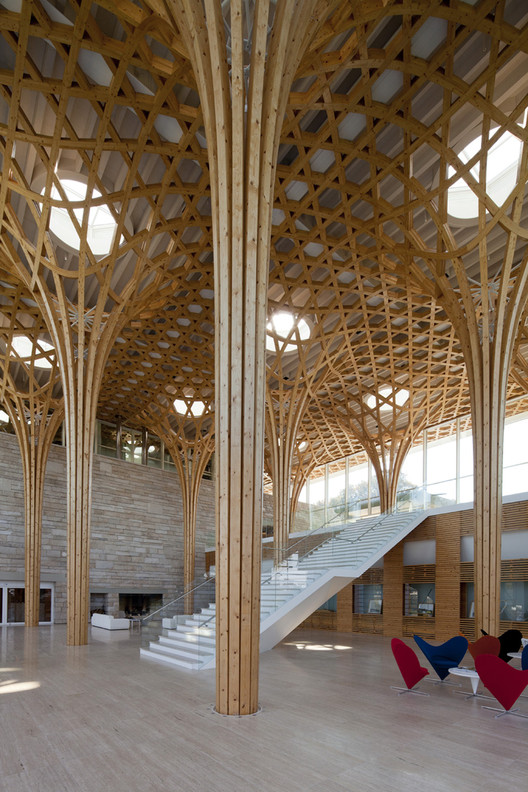 Загородный клуб Nine Bridges / Shigeru Ban Architects   © Хироюки Хирай   + 18   © Хироюки Хирай   Текстовое описание предоставлено архитекторами